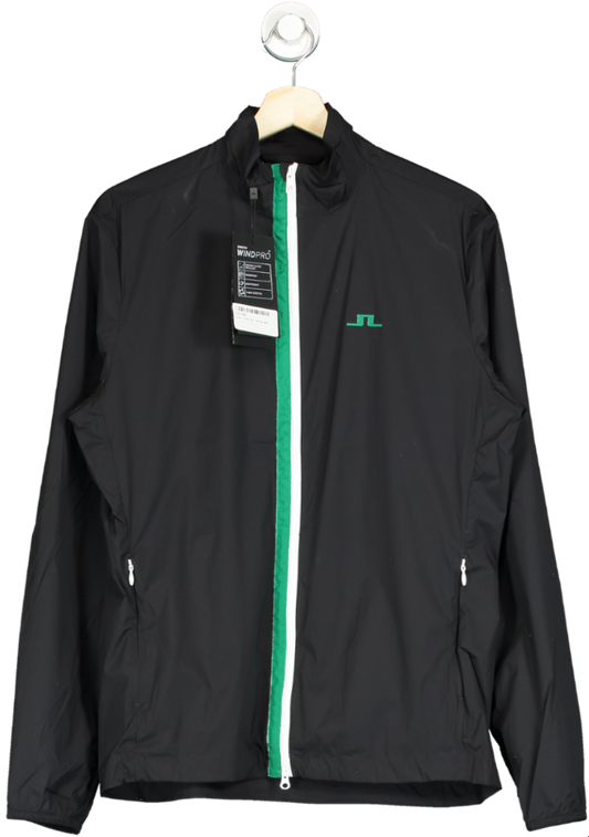 J.Lindeberg Black Ash Light Packable Jacket UK S