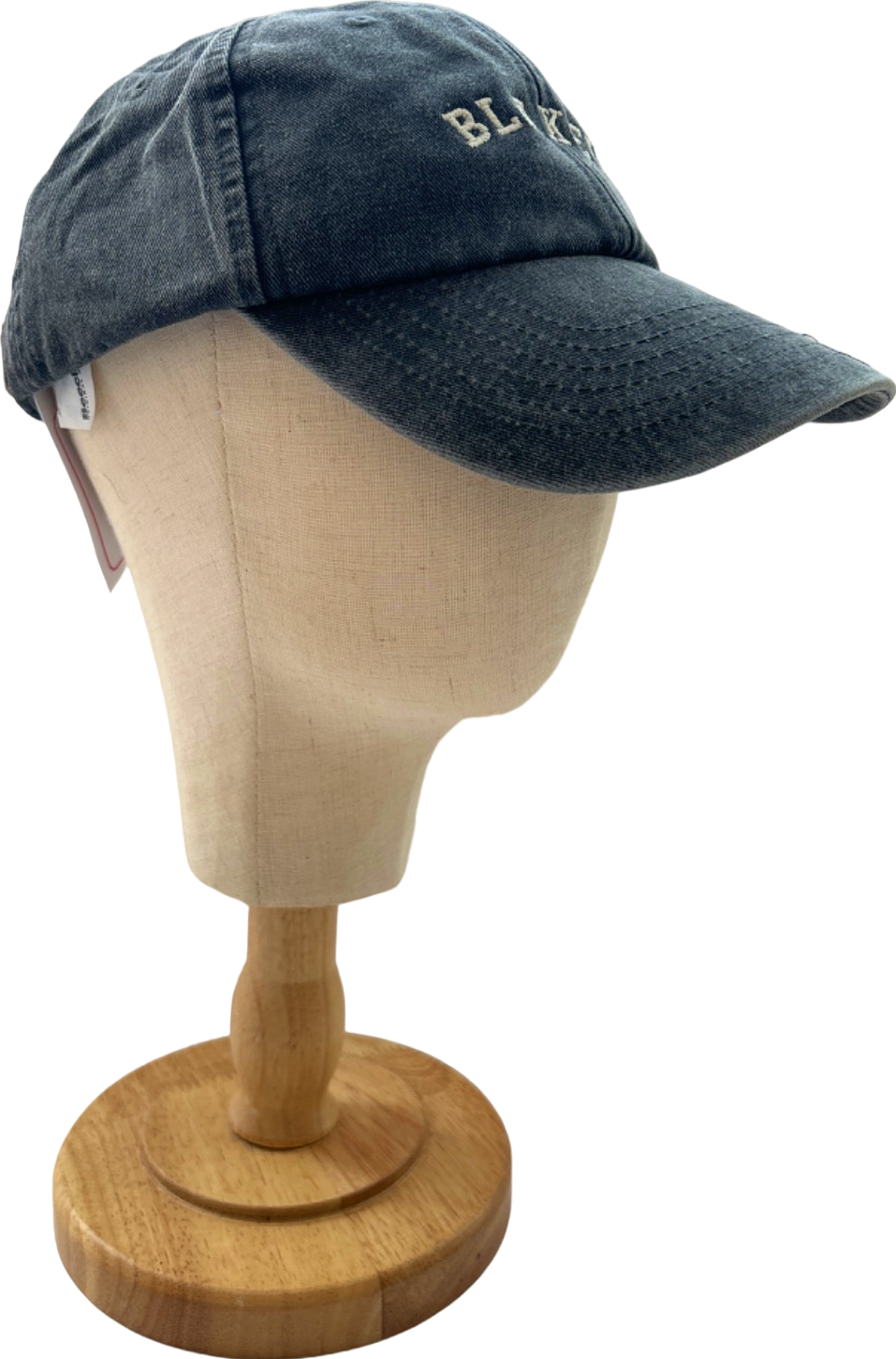Blakely Black Denim Baseball Cap One Size