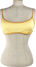 Lounge Yellow Bikini Top UK M