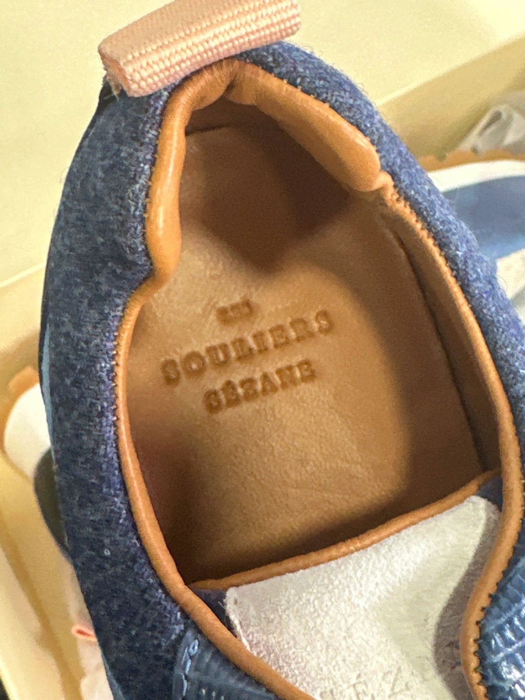 SEZANE Blue Alex Trainers UK 4 EU 37