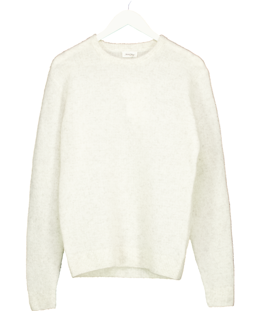 American Vintage White Men's Jumper Dazington UK S