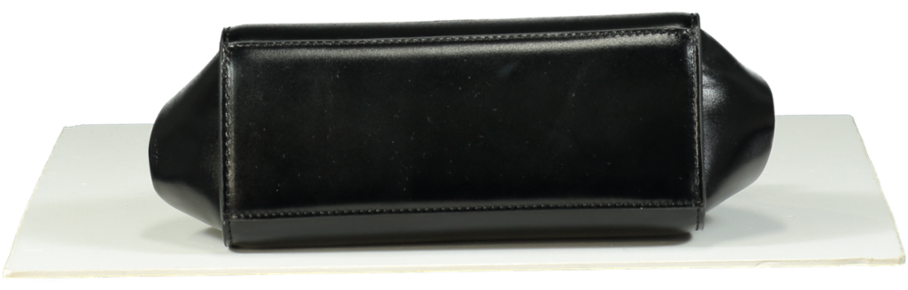 Sancia Black Leather Handbag