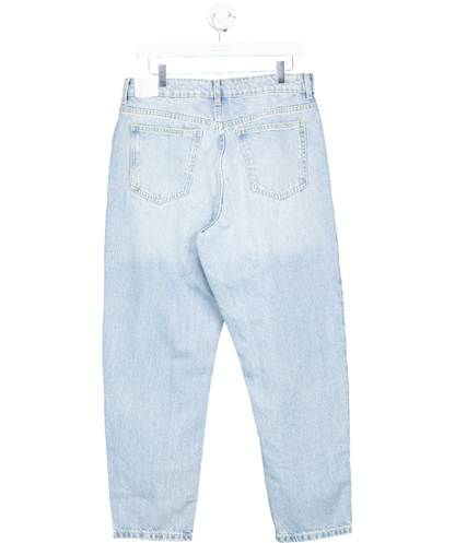 MANGO Blue Mom2000 High-rise Jeans UK 14