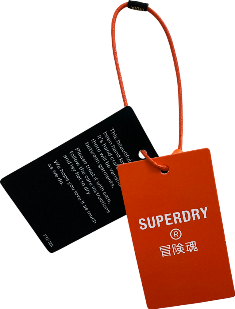 Superdry Cream Crochet Flare Sleeve Mini Dress UK XS/S