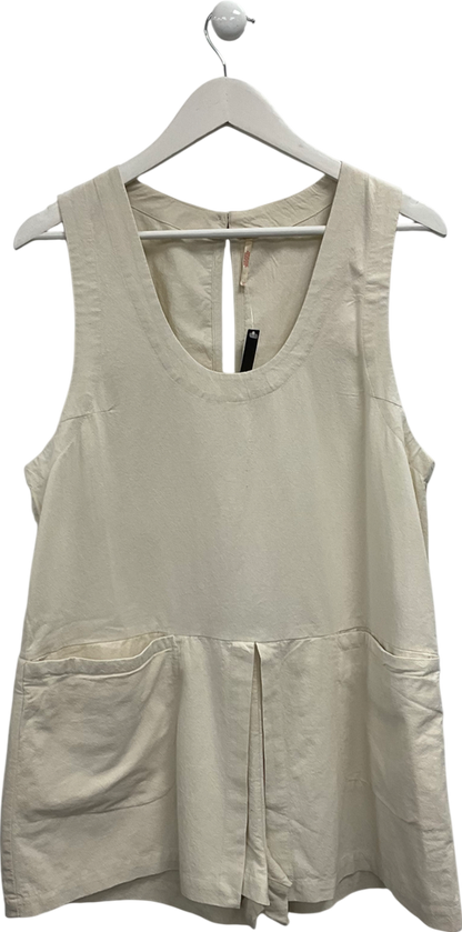 Free People Beige Vista Skort Romper UK S