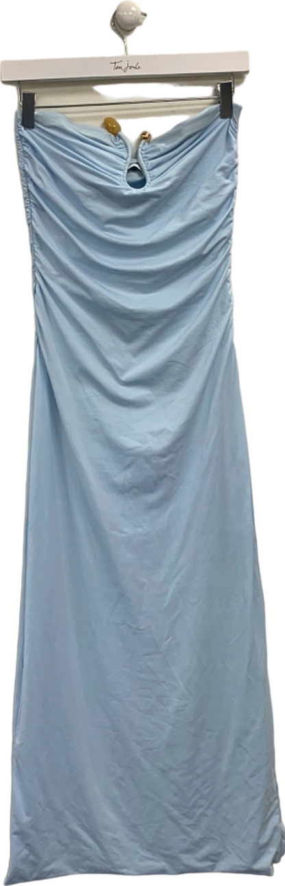 Kookai Baby Blue Draped Dress UK 10