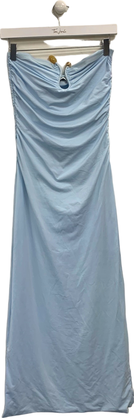 Kookai Baby Blue Draped Dress UK 10