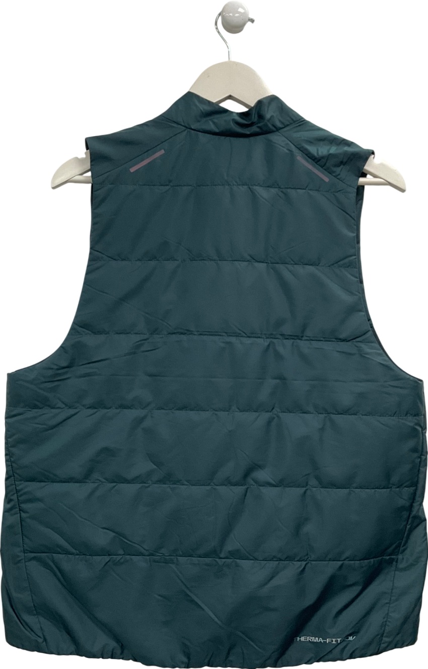 Nike Blue Men's Down Running Gilet UK L