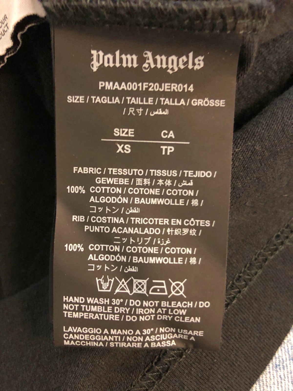 Palm Angels Tokyo Sprayed Logo Tee UK XS