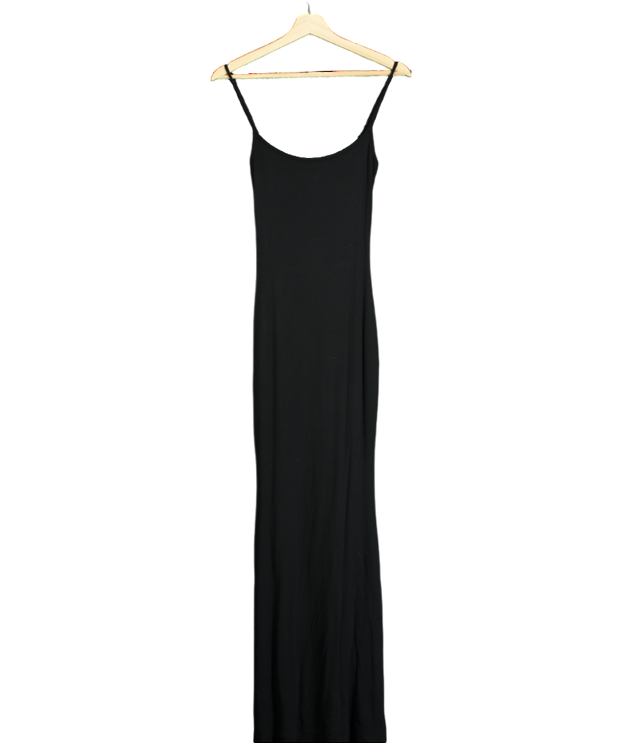 SKIMS Black Soft Lounge Long Slip Maxi Dress UK L