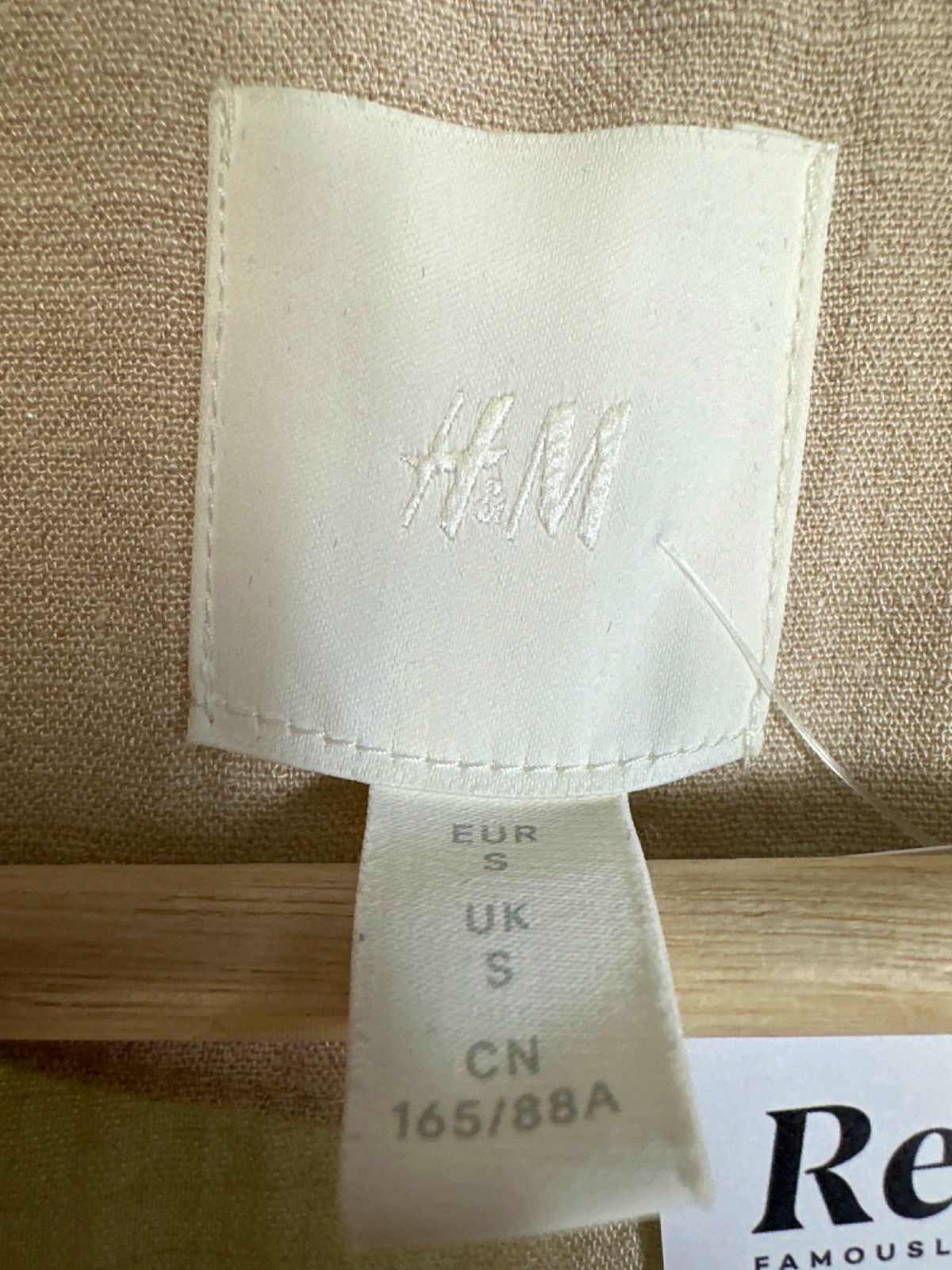H&M Beige Lightweight Bathrobe UK S