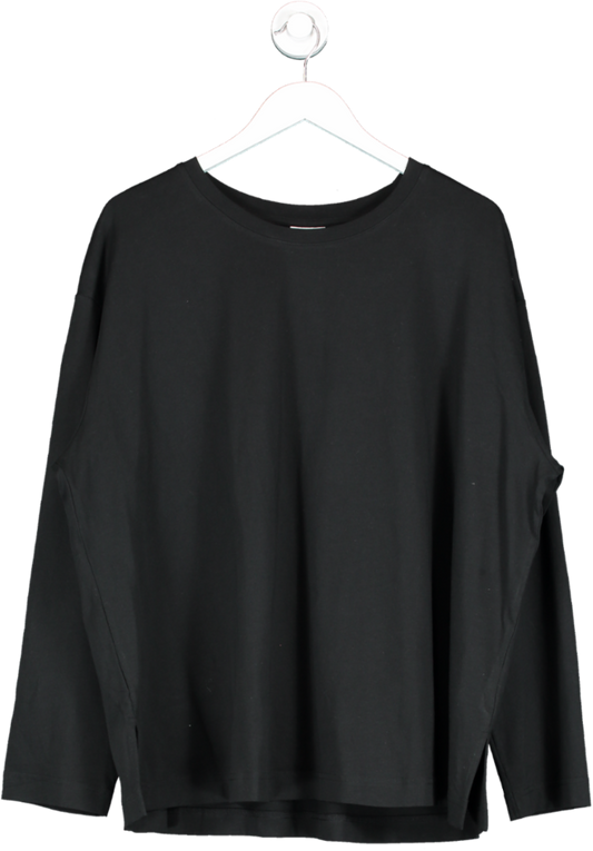 John Lewis Black Long Sleeve T Shirt UK 18