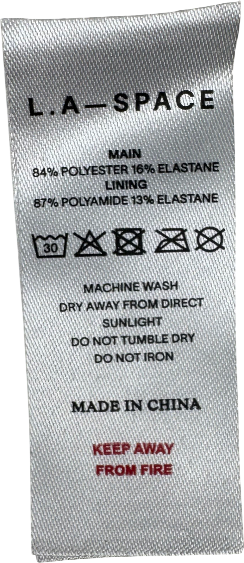 L.A-SPACE Pink Selene Sculpt Bikini UK 8