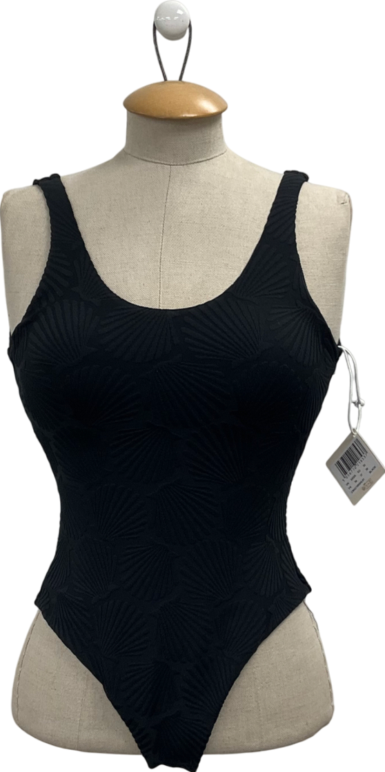 Chelsea Peers Black Jacquard Swimsuit UK 6