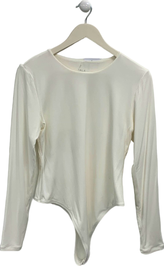 TALA White Long Sleeve Bodysuit XL