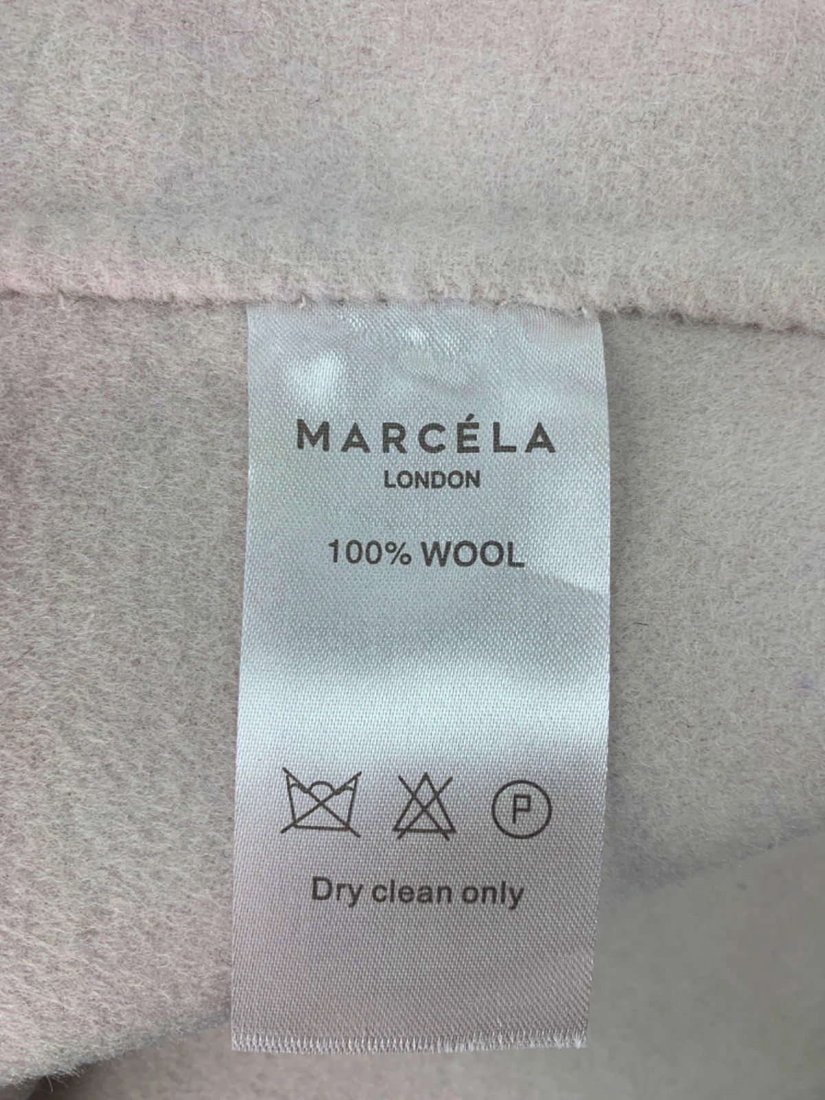 Marcela London Pink Wool Cropped JACKET One Size