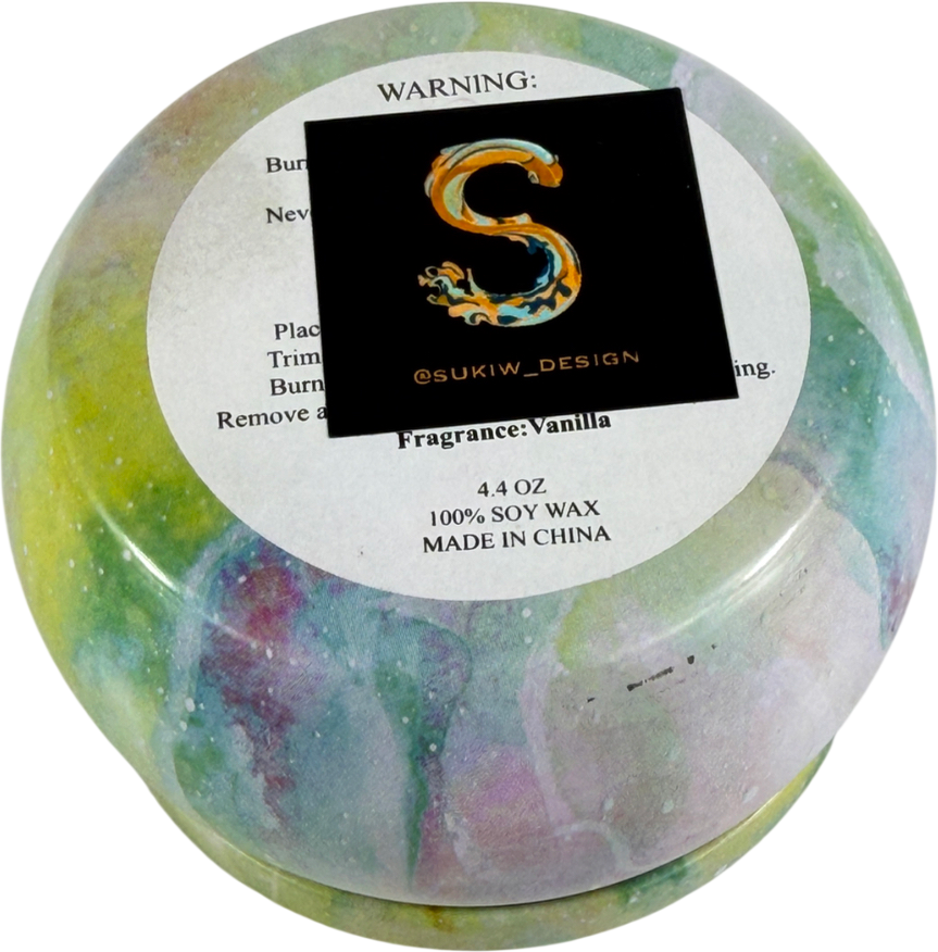WOLF BADGER White Vanilla Candle One Size