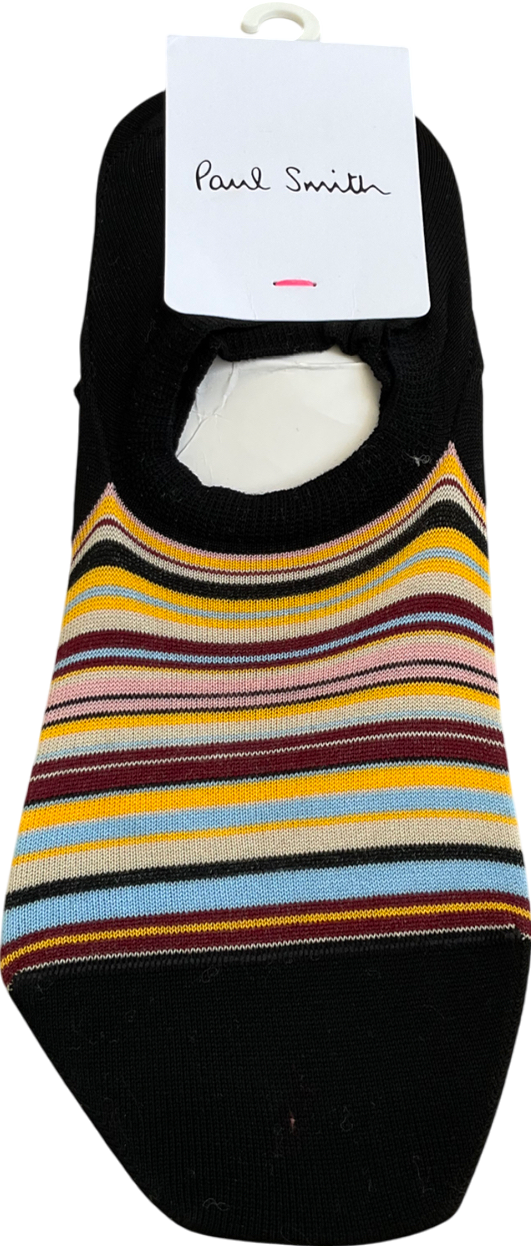Paul Smith Multicoloured Signature Striped Loafer Socks One Size
