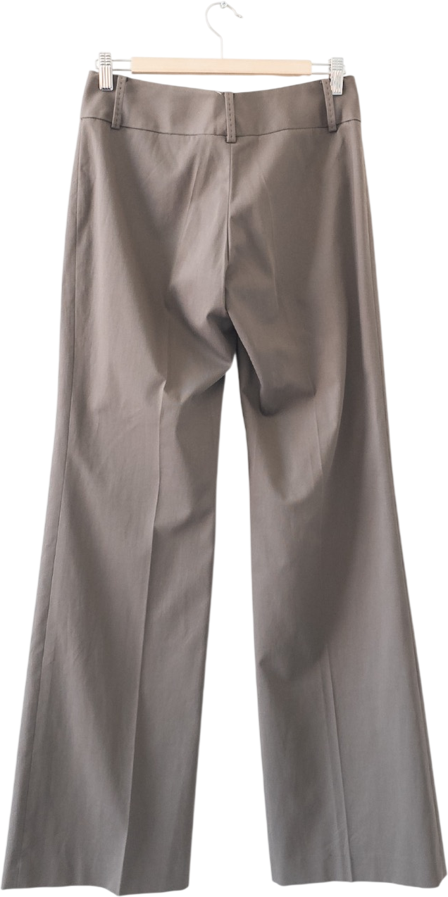 ELLIE TAHARI Brown Wide Leg Trousers UK 10