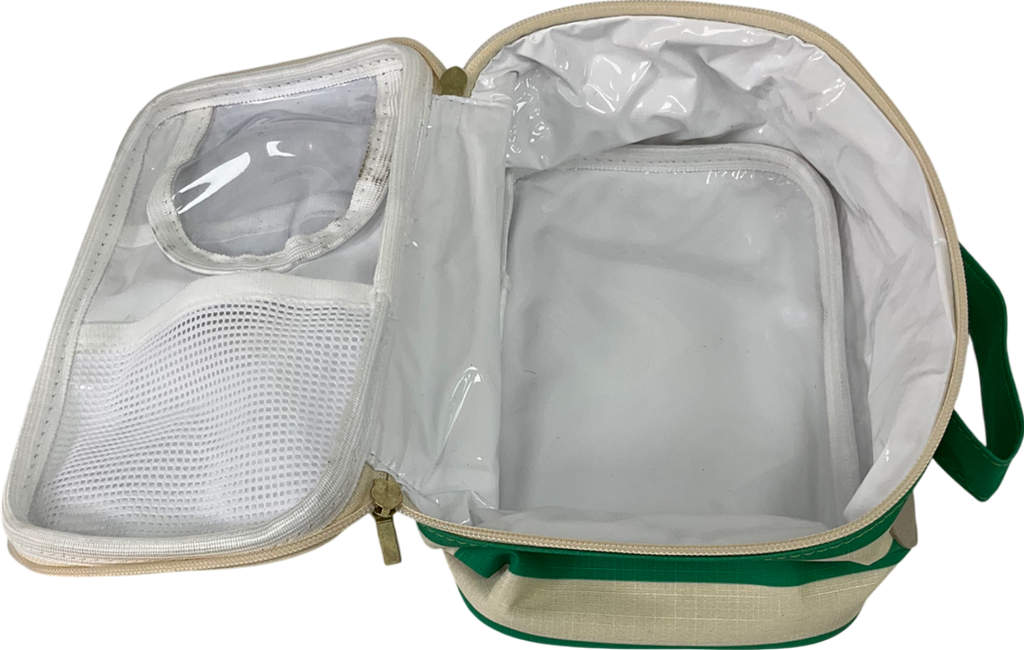 bagflybrindes Green Stripe Wash/make Up Bag One Size