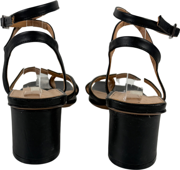 Arket Black Leather Sandal UK 6 EU 39 👠