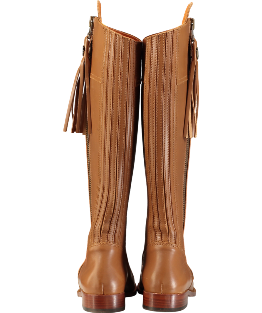 Fairfax & Favor Brown Regina Leather Boots UK 4 EU 37 👠