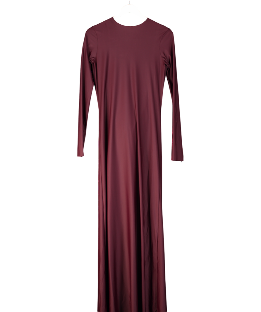 Frolov Red Backless Maxi Dress UK S