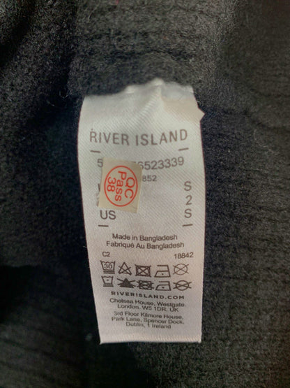 River Island Black Relaxed Jumper UK S