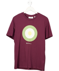 Ben Sherman Burgundy Signature Target Tee In Win UK S