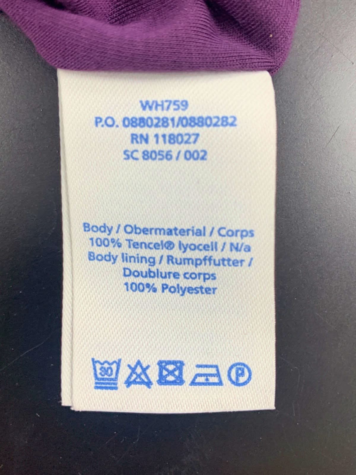 Boden Purple V-Neck Sleeveless Dress UK 16L