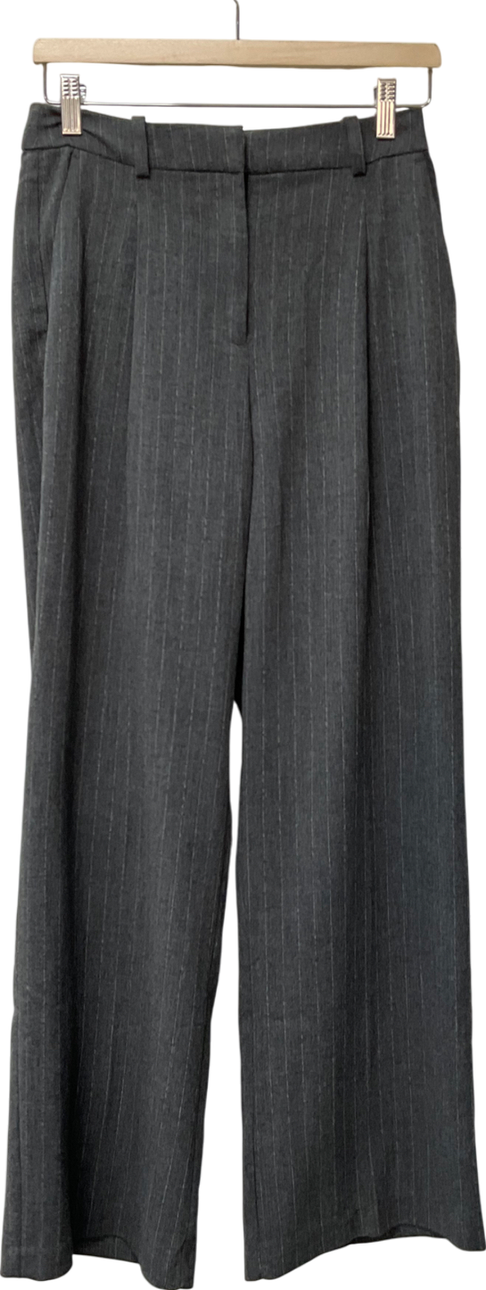 H&M Grey Wide Trousers UK 8