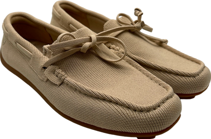 Vivaia Beige Knit Loafers UK 3