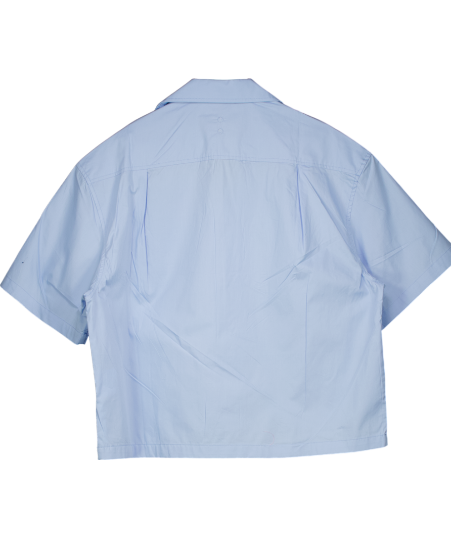 About:Blank Blue Lago Short Sleeve Shirt UK L