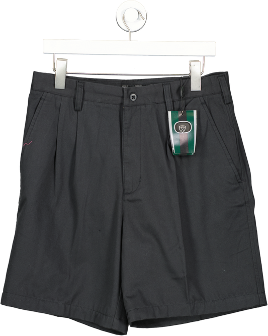 Nike Golf Black Cotton Chino Golf Logo Shorts W32