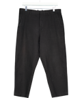 All Saints Black Miro Cropped Wide Leg Trousers W30