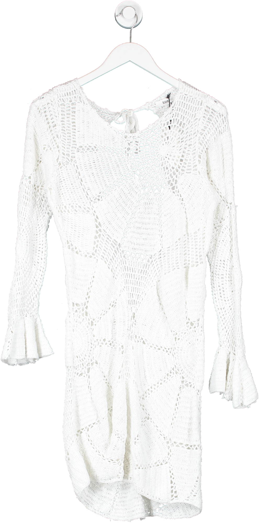 RAHI White Dion Crochet Mini UK 6