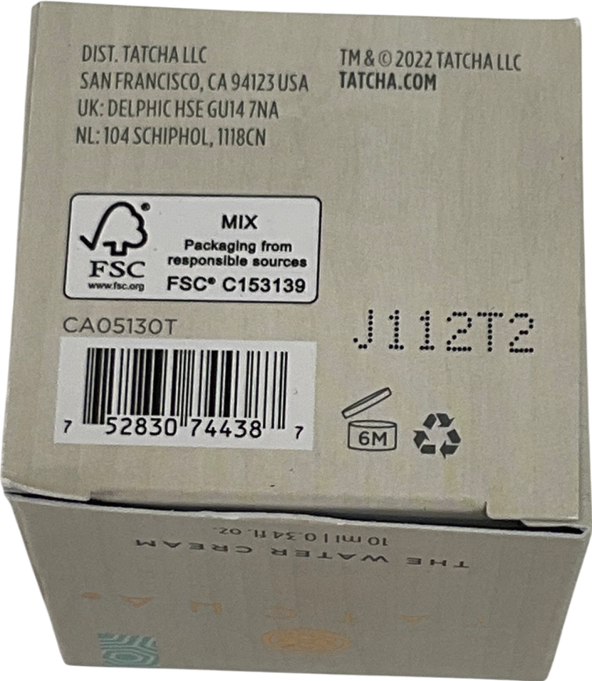 tatcha The Water Cream 10ml