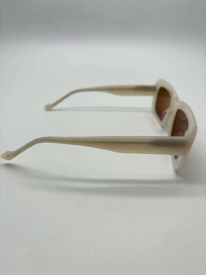 Sunday Somewhere Beige Square Sunglasses C6 54□19 145