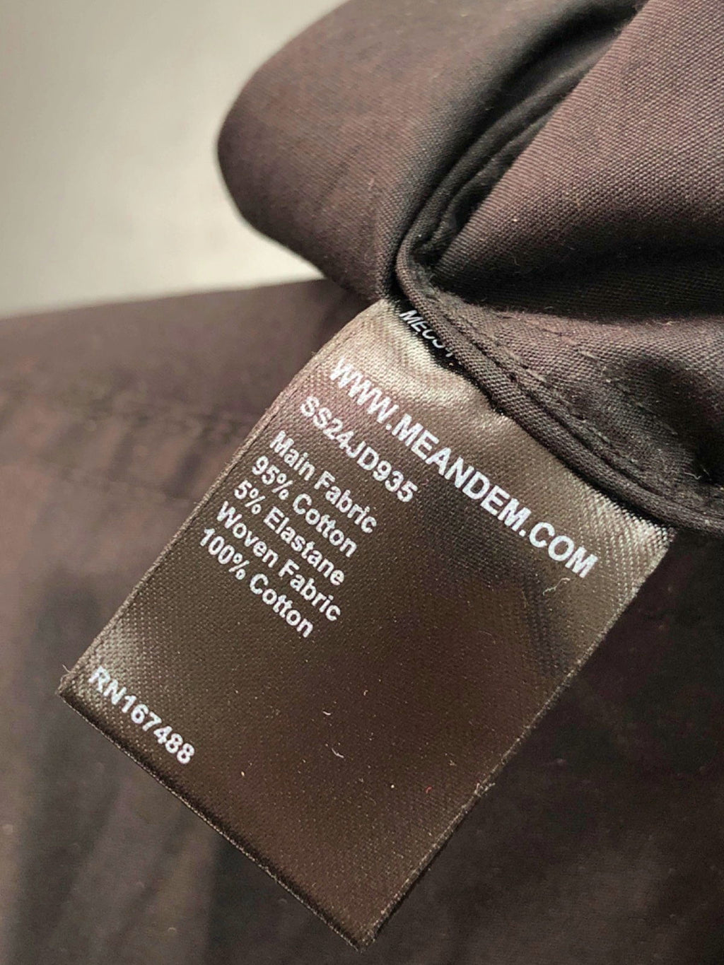 ME + EM Black Cotton Slub Maxi Dress UK 12