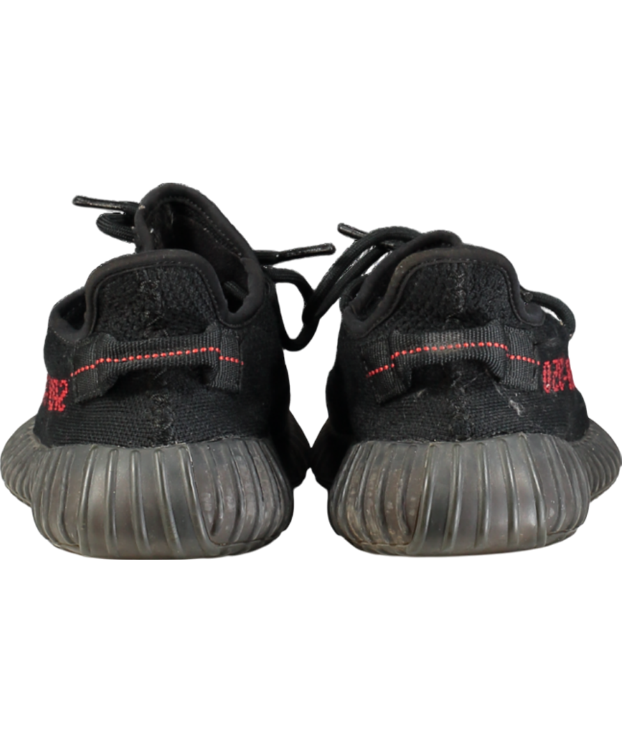 adidas YEEZY Black Boost 350 V2 Black/red Bred UK 6.5 EU 39.5 👠