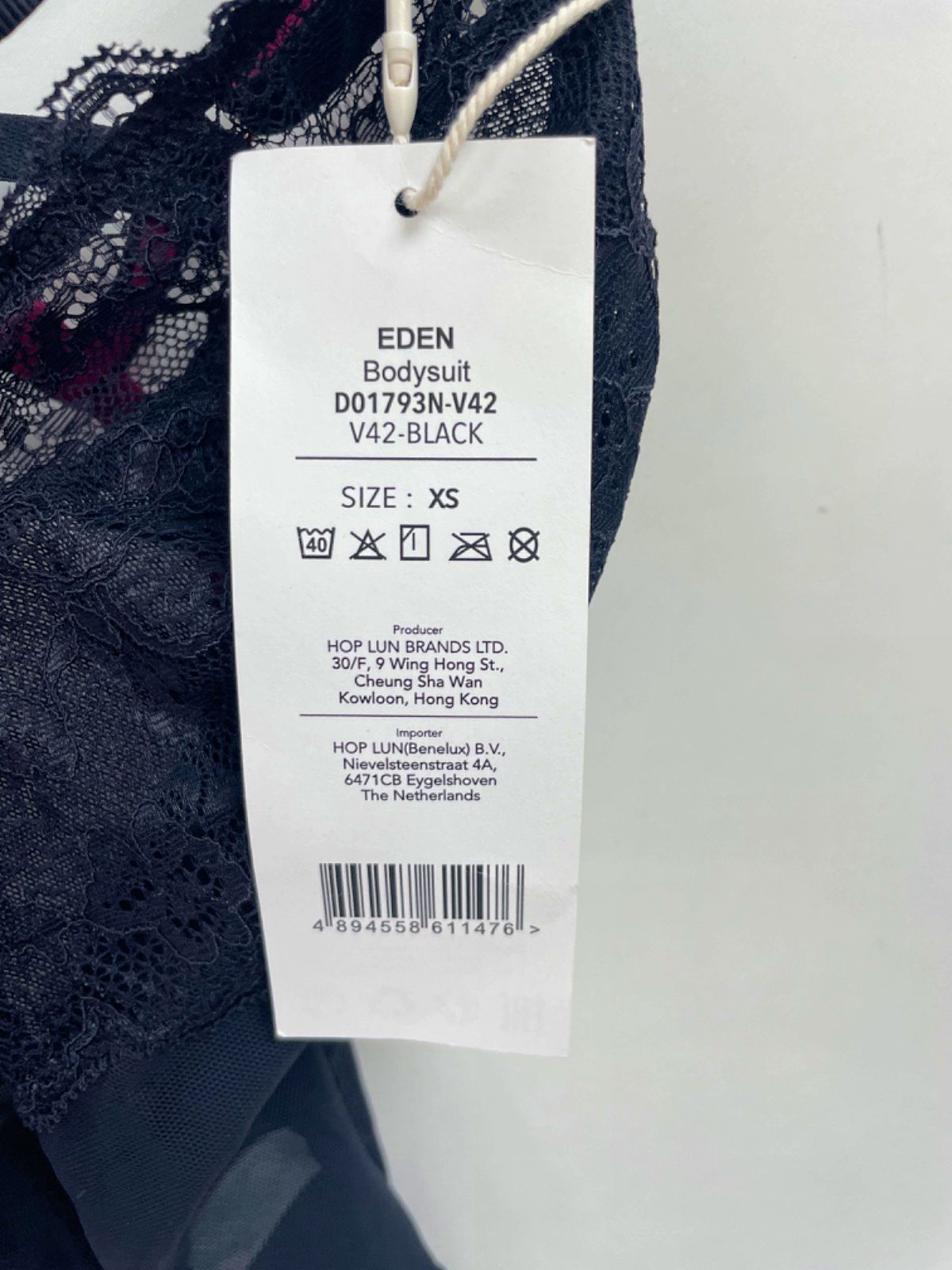Dorina Black Eden Lace Bodysuit UK 8 XS
