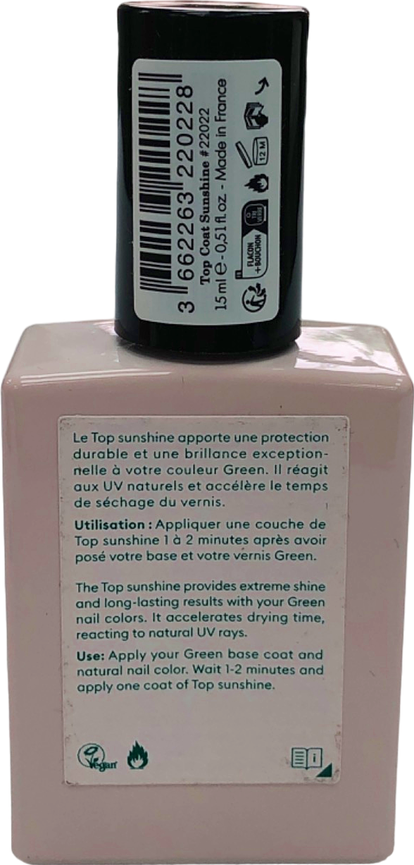 Manucurist Top Coat Sunshine Green 15 ml