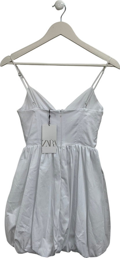 ZARA White Strappy Mini Dress UK XS