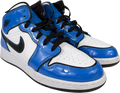 Nike Air Jordan 1 Mid Se Signal Blue Trainers UK 6 EU 39