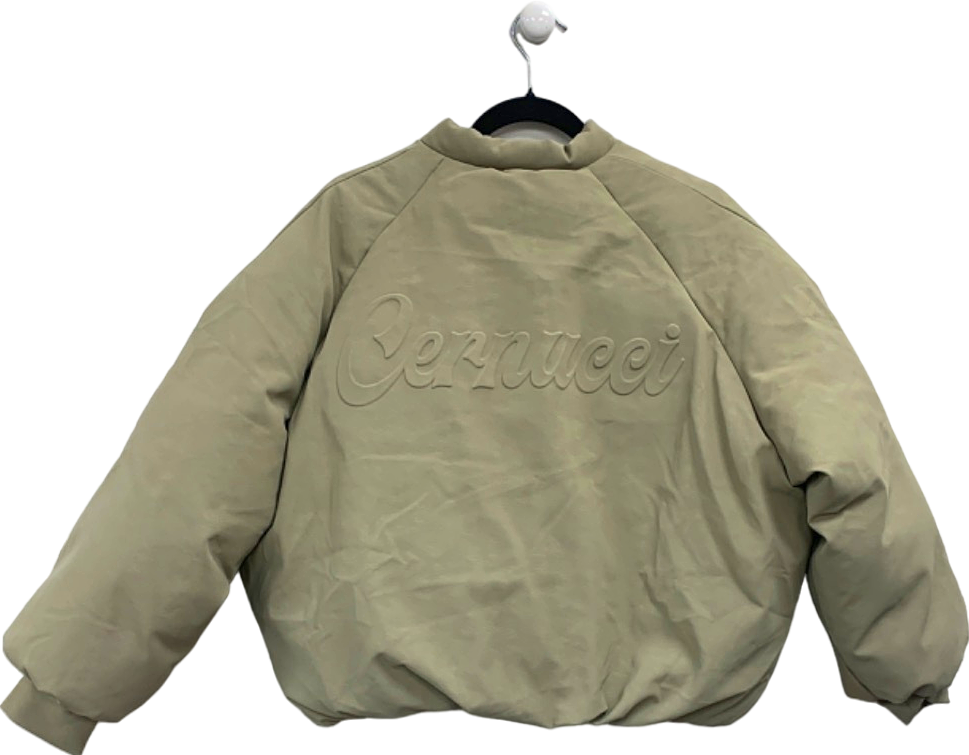 Cernucci Beige Puffer Jacket UK S