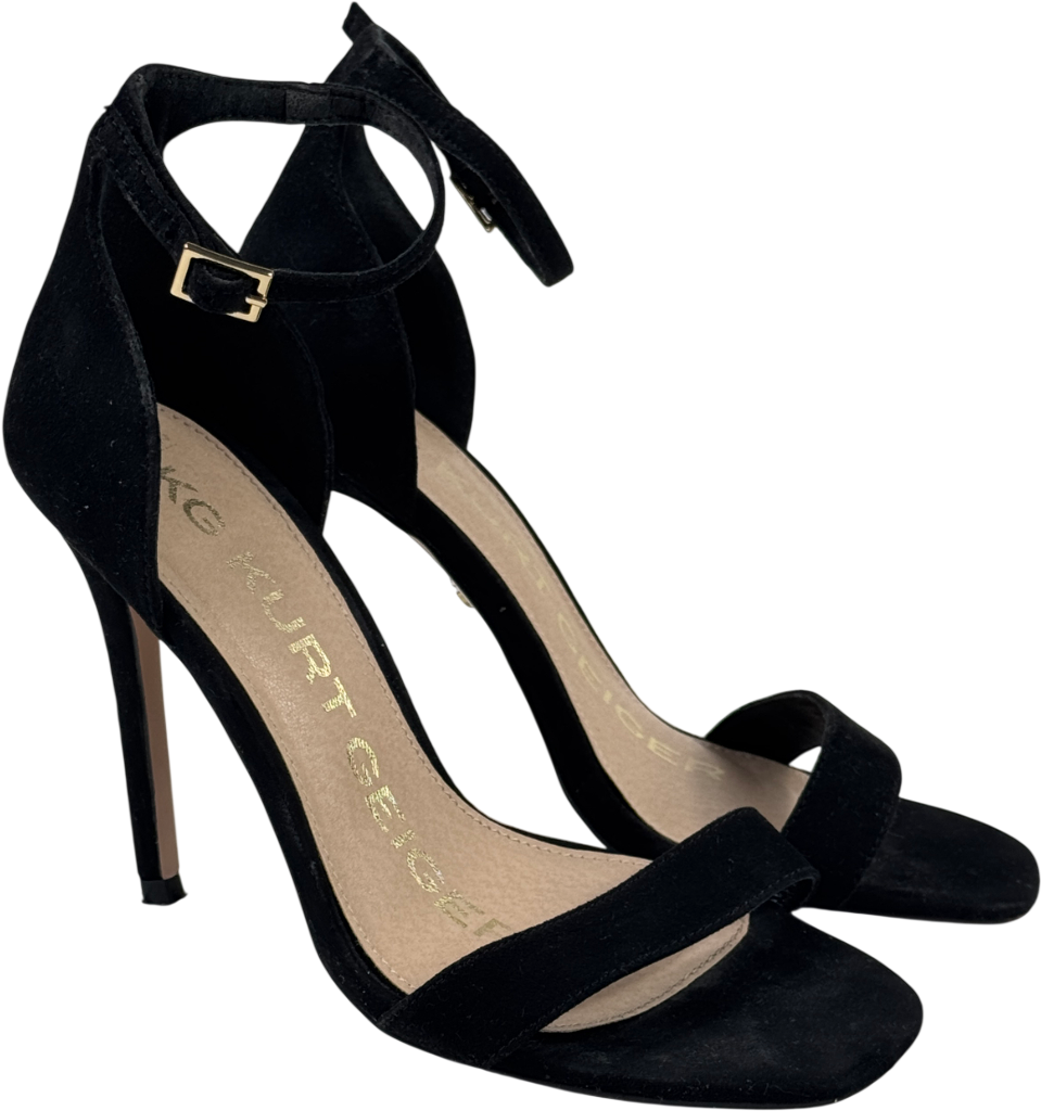 Kurt Geiger Black Ali Stiletto Heel Strappy Sandals UK 3 EU 36 👠