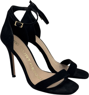 Kurt Geiger Black Ali Stiletto Heel Strappy Sandals UK 3 EU 36