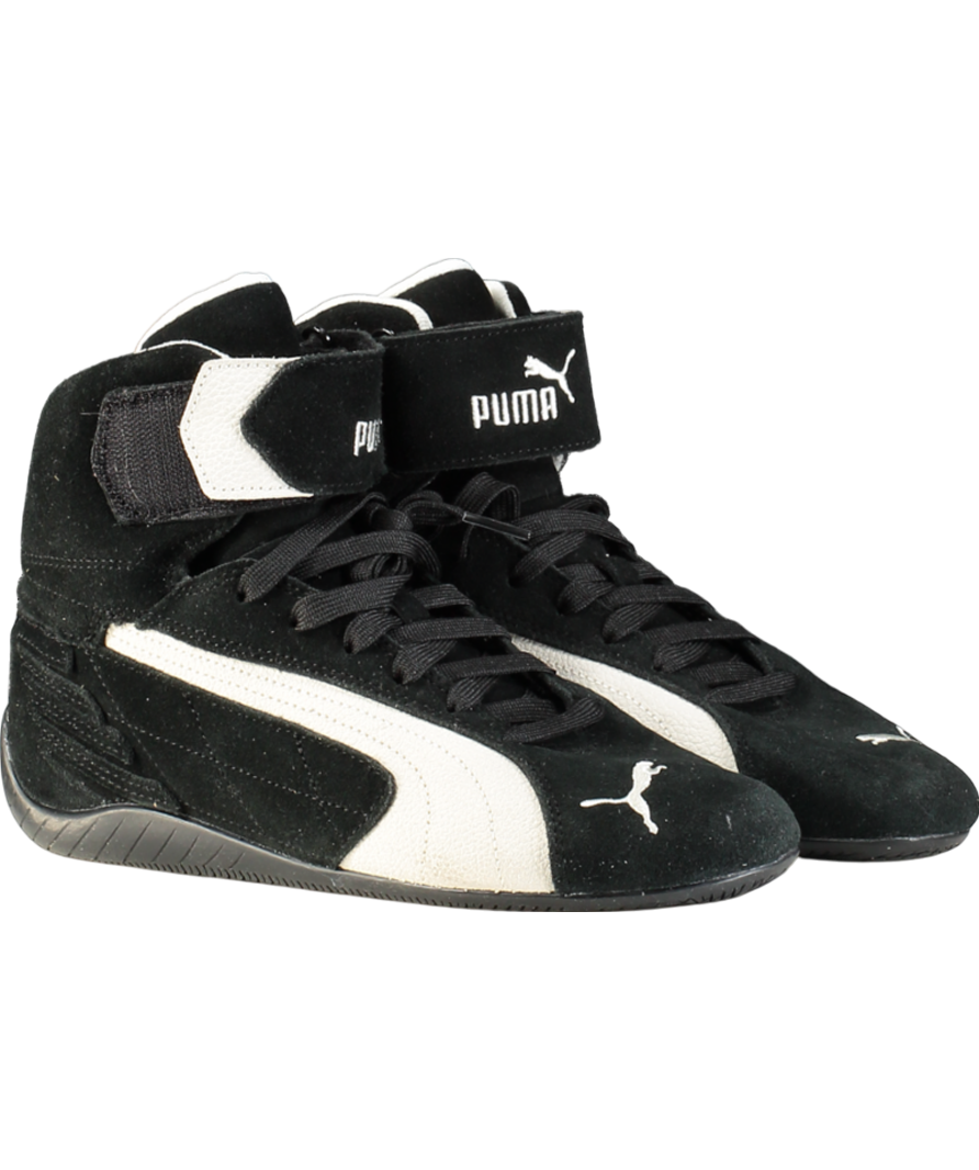Puma Black / Warm White Speedcat Mid Sneakers Unisex UK 4 EU 37 👠