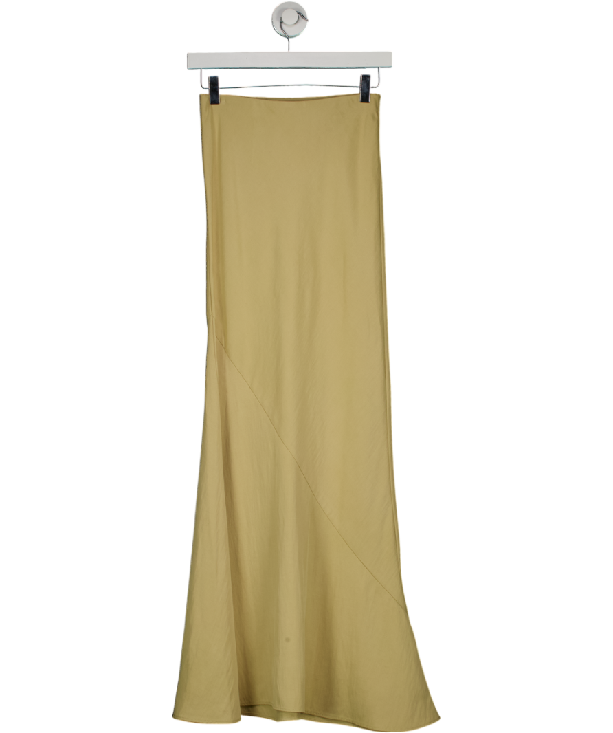 H&M Beige Asymmetric Seam Maxi Skirt UK XS