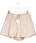 VRG GRL Yellow Annika Striped Shorts UK 8